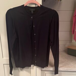 J. Crew Midnight Black Cardigan